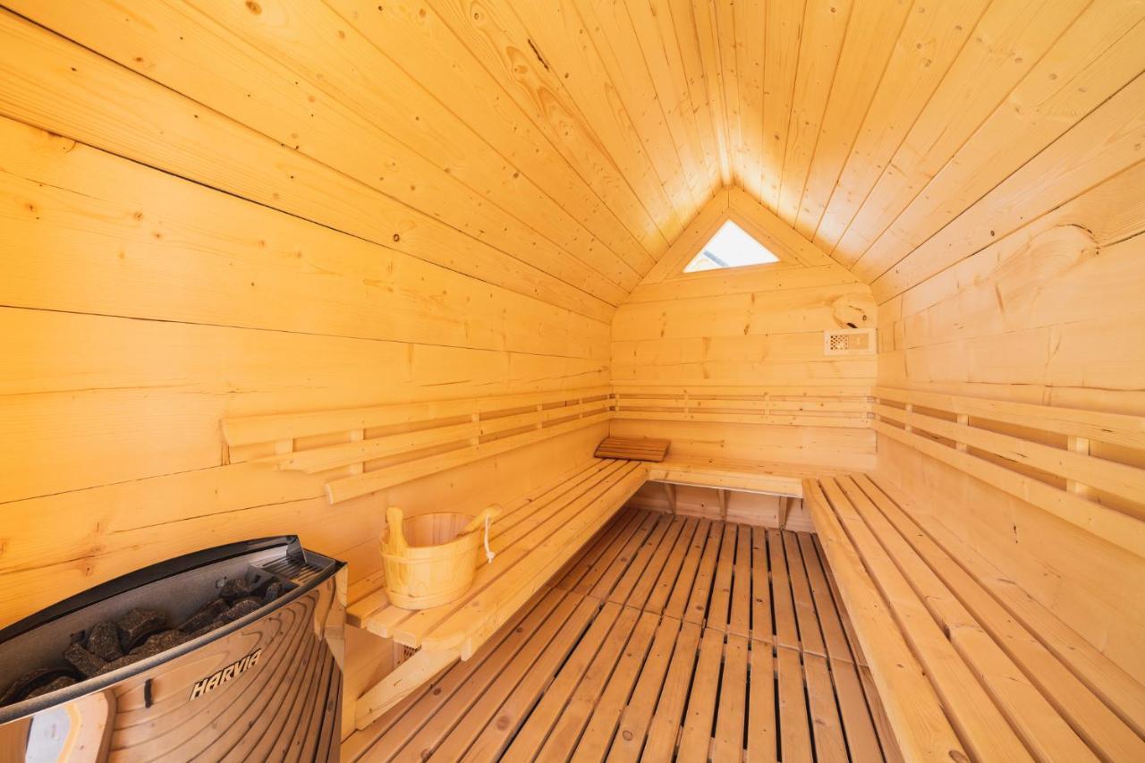 Domki Gorce Klikuszowa- Sauna, Jacuzzi Exterior photo